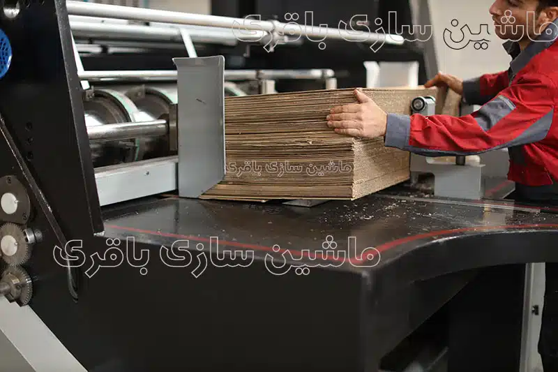 اموزش کار دستگاه چاپ کارتن